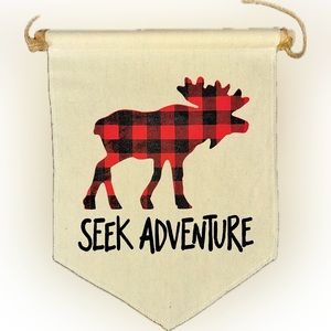 Cute canvas hanging sign